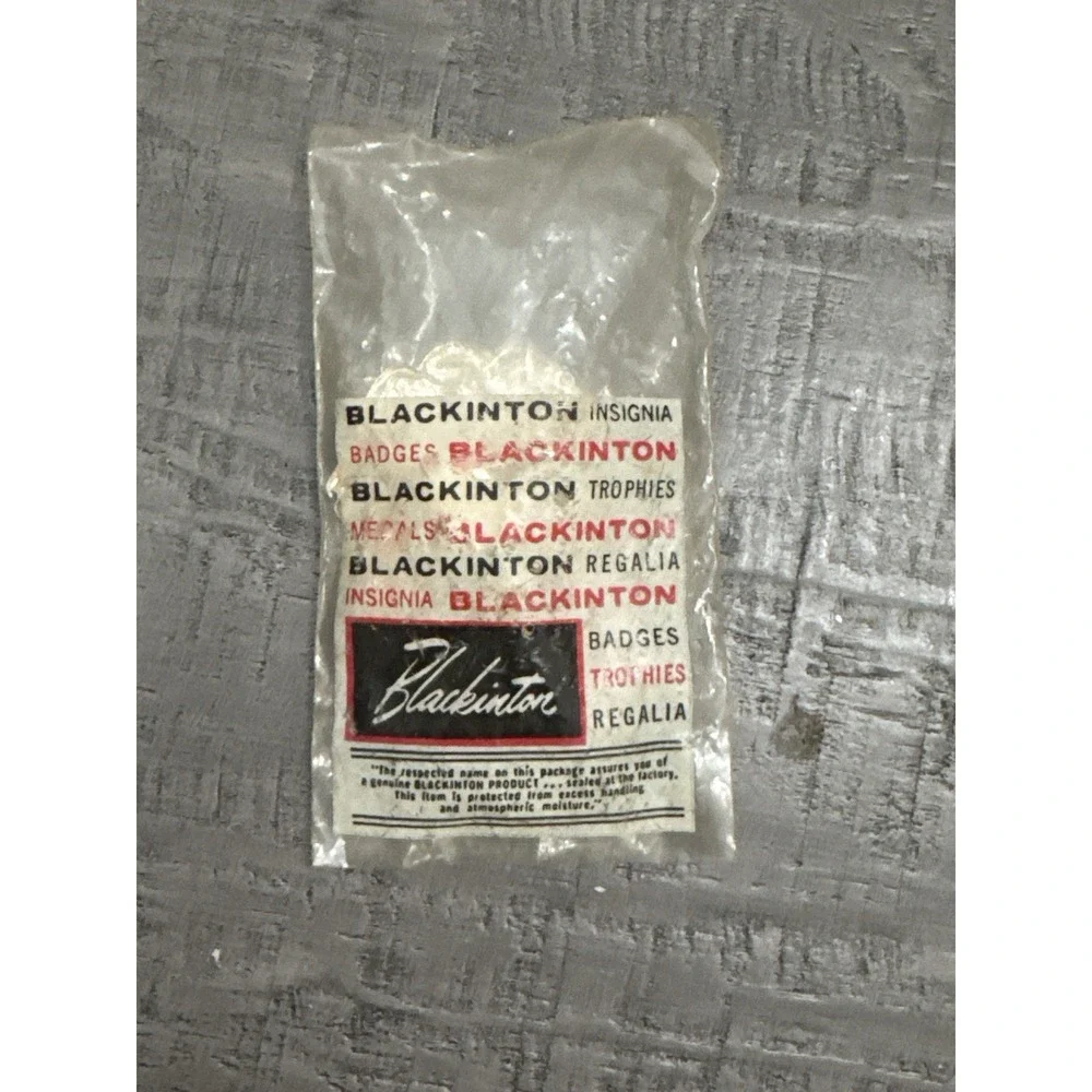 Vintage Blackinton Security Guard Badge N&T‎ Chemicals East Chicago Indiana NOS